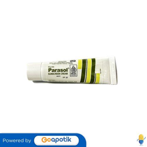 Gambar PARASOL SUNSCREEN CREAM WHITE SPF 33 20 GRAM TUBE dari Apotek Anugerah Sentosa by GoApotik undefined Tokopedia