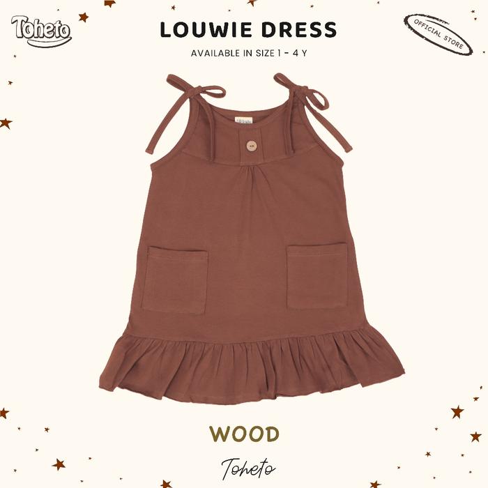 Gambar Toheto - Louwie Dress Anak Perempuan 1-4 Tahun - Wood, 1 Tahun dari Toheto undefined Tokopedia