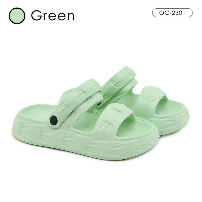Gambar OCTAVIA Sandal Jelly Soft Korea Style Wanita #OC-2301 (FREE BOX) - Green, 40-41 dari Octavia Shoes undefined Tokopedia