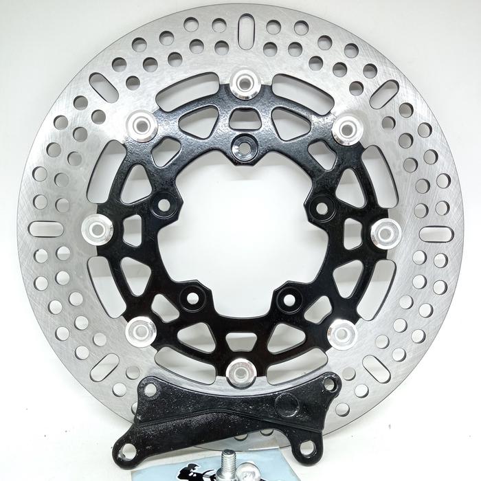 Gambar Disc Piringan Cakram depan lebar Vario 125 new / Vario 150 new lubang 5 model ktc - TZM BLACK, VARIO 150 dari Paramount motor undefined Tokopedia