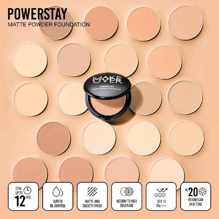 Gambar Makeover powerstay powder foundation | make over powerstay bedak padat - N10 Marble dari terangbeauty_NEW undefined Tokopedia