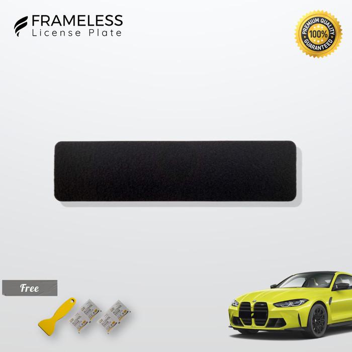 Gambar Frameless plate mobil clean look (1 loop) bagian plat saja - 1 pcs dari Frameless License Plate undefined Tokopedia