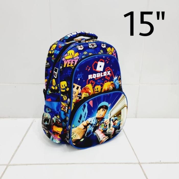 Gambar Tas Ransel Sekolah ROBLOX seri 2 PAUD-TK-SD. Uk 12" - 15" - 18" - 2094-15" Roblox E dari Aimee Bag & Plush Toys undefined Tokopedia
