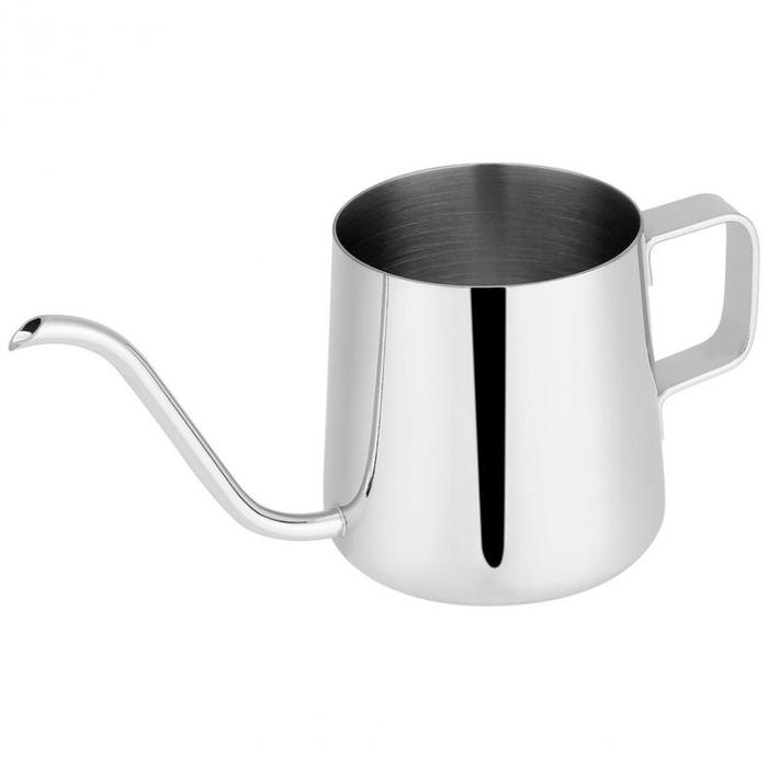 Gambar [COFFEE N CAFE] - One Two Cups Teko Pitcher Kopi Teh Teapot Drip Kettle Cup Stainless Steel 350ml - AA0049 - Silver - Warna dari toko33online undefined Tokopedia