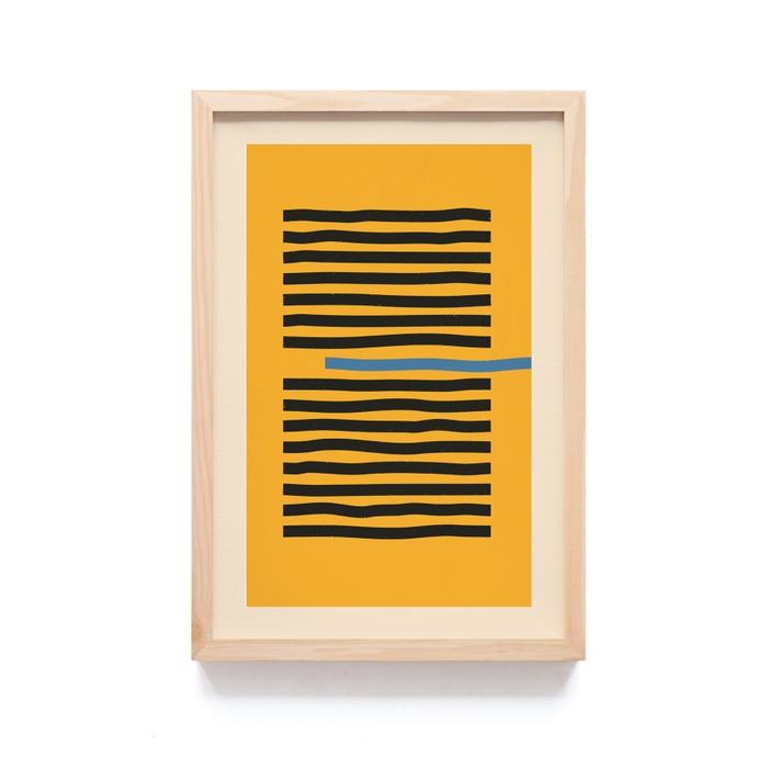 Gambar Hiasan Dinding Aesthetic Minimalis Abstrak Mid Century Scandinavian - 049A, Frame Natural dari Homihose Home Decor undefined Tokopedia