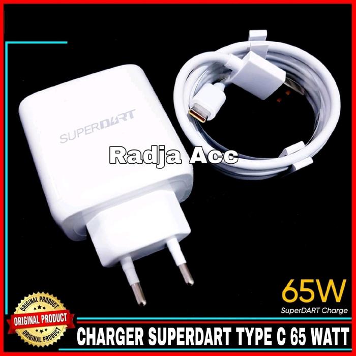 Gambar CHARGER RELME SUPER DART ORIGINAL SUPER DART TYPE C 65 WATT Adaptor dari Radja.Acc77 undefined Tokopedia