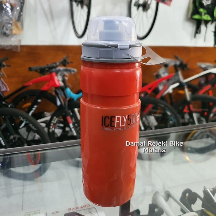 Gambar Botol Bottle Bidon Elite Ice Fly 500ml 650ml - Blue, 500ml dari Damai Rejeki Bike undefined 5 Tokopedia