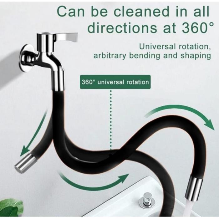 Gambar Paket keran KT23+selang fleksibl 360 Derajat Hitam - KT23 SLG HITAM, SELANG 20CM dari Dunia Acc shop undefined Tokopedia