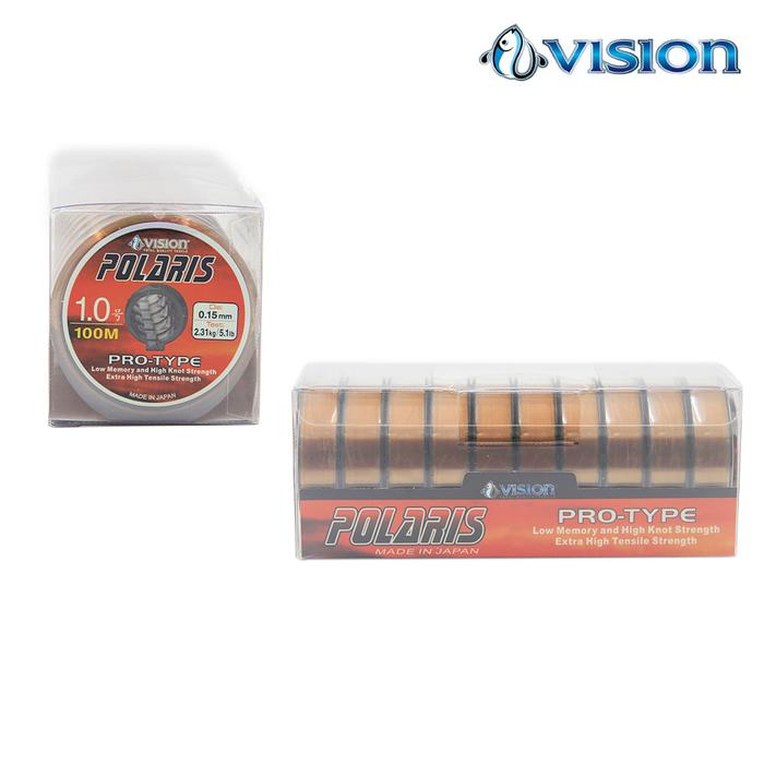 Gambar Senar Vision Polaris Nylon 100m Senar Pancing Fishing Line - 0.6 dari Depot Mancing undefined Tokopedia
