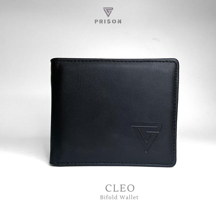 Gambar PRISON Dompet Pria Lipat Dompet Kulit Sintetis Original | CLEO Bifold Wallet - BLACK dari PRISON WEAR undefined Tokopedia