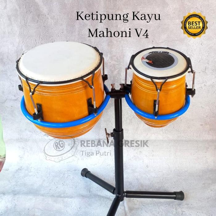 Gambar Ketipung Kendang Satu Set Kendang Koplo - Ketipung Mahoni Kuning dari Rebanagresiktigaputri Kab. Gresik Tokopedia