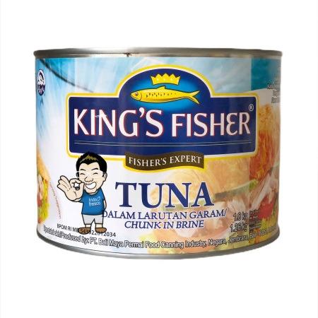 Gambar King's Fisher Tuna In Canned- Daging Tuna Kaleng 1800 g - Tuna in brine dari IndoFresco undefined Tokopedia