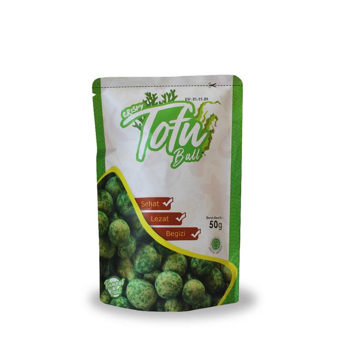 Gambar Macakal - Tofu Ball Crispy  Rasa Rumput Laut 50g I Tahu Bulat Kering Siap Makan, Renyah & Tahan Lama - Rumput Laut dari Macakal_NEW undefined Tokopedia