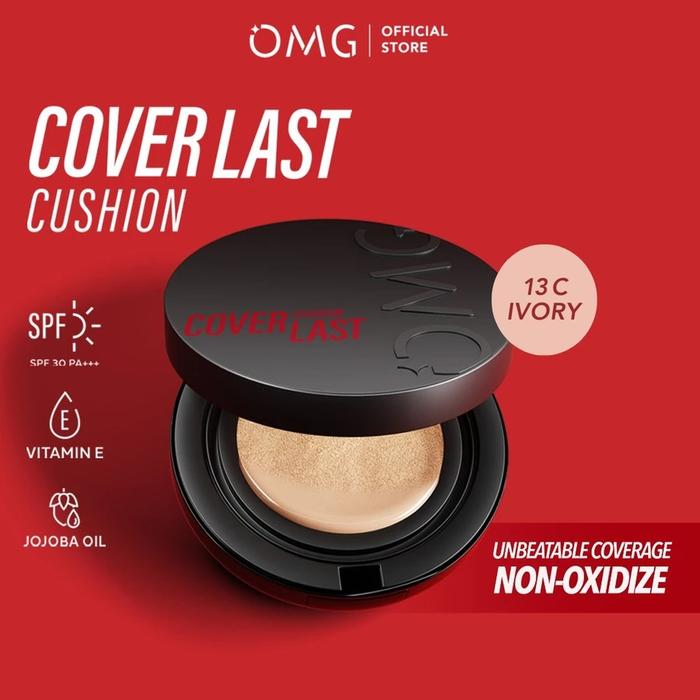 Gambar ❤ YUKI Manado ❤ OMG CUSHION Coverlast Foundation Concealer Skin Tint High Coverage Dewy Poreless Wajah Sawo Fondation - 13C Ivory dari Yuki Beauty Co undefined Tokopedia