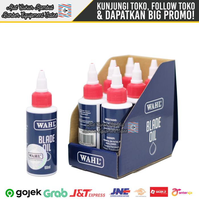 Gambar Minyak Pelumas Oli Oil Hair Clipper WAHL Original - 60 ml - Oil Wahl dari Alat Cukur Rambut undefined Tokopedia