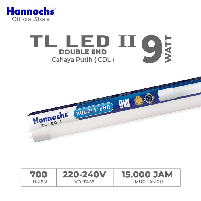 Gambar Hannochs TL LED II Double End 9 Watt - Lampu Tube Light - Putih dari Hannochs Official undefined Tokopedia