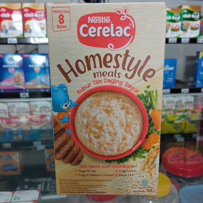 Gambar Cerelac Bubur Tim Bayi 8+ (8 Bulan ke atas) - Daging Sayur dari Kei-Kei Baby Shop undefined Tokopedia