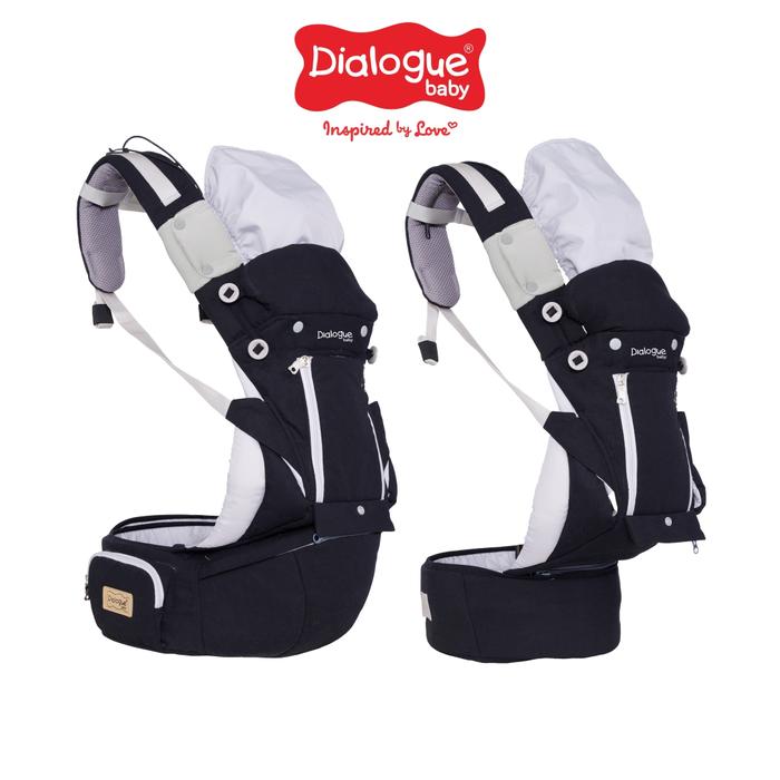 Gambar Dialogue Baby Gendongan Bayi 3 In 1  Hipseat + SSC Airflow Gallant Series - DGG1040 - Hitam dari Dialogue Baby undefined Tokopedia