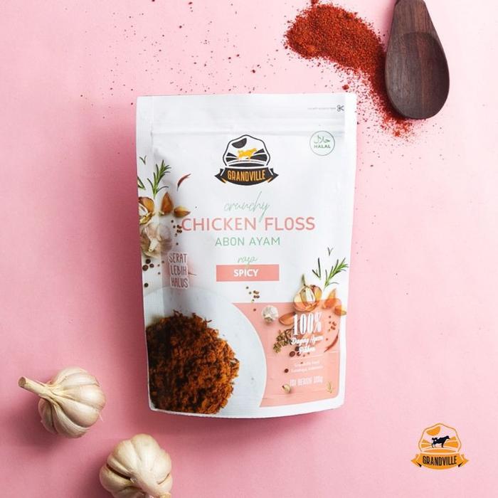 Gambar Grandville Abon Crunchy - ABON CIPUNG Ayam Ori - Ayam Spicy - Sapi Ori - Sapi Spicy - Abon ikan - Ayam Spicy dari Potato Baby Shop undefined Tokopedia