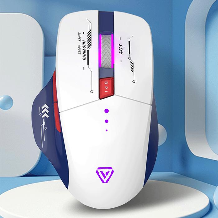 Gambar MOFii Mouse Wireless Gaming Rechargeable Baterai Type-C Fast Charging 1600DPI RGB Light P6 - EVABlue dari MOFii Indonesia undefined Tokopedia