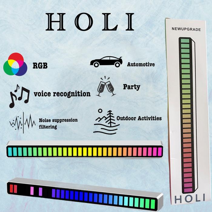 Gambar Lampu Led RGB Bar Spectrum Audio Indicator - RGB BAR PUTIH dari MAZU STORE undefined Tokopedia