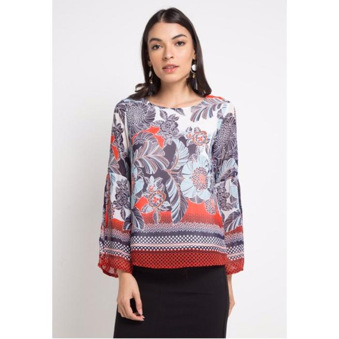 Gambar White Mode Sariah Blouses - M, Multicolor dari WHITE MODE undefined Tokopedia