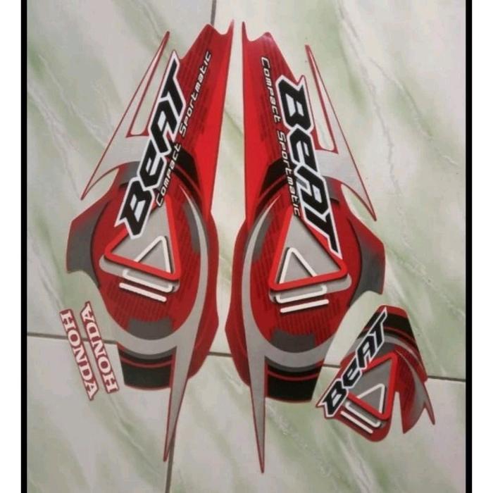 Gambar Stiker Striping Honda Beat Karbu 2009 2010 Merah Kualitas Terbaik - Motorcycle, Motor dari Sukoraharjo stiker solo undefined Tokopedia
