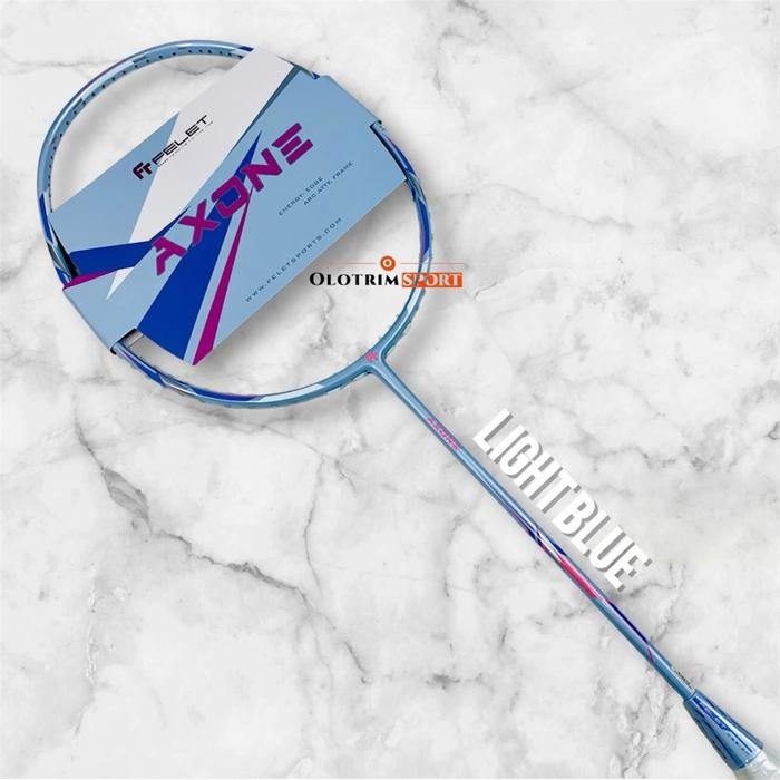 Gambar [33 LBS] Raket Badminton FELET AXONE ENERGY EDGE ARC ATTK FRAME AX ONE ORIGINAL - Light Blue, Raket+Tas dari Olotrim Sport undefined 5 Tokopedia