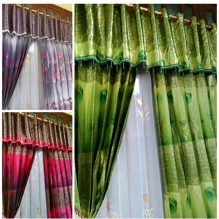 Gambar gorden black out poni tempel - gold, poni tempel, L 150cm dari Jaya gorden kediri_NEW undefined Tokopedia
