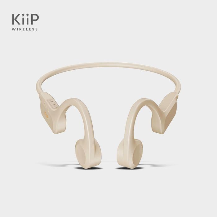 Gambar KiiP Wireless DTS10 Bone Conduction Earphone Headset  Bluetooth Headphone-Bass - Beige dari THINKPLUS INDO undefined Tokopedia