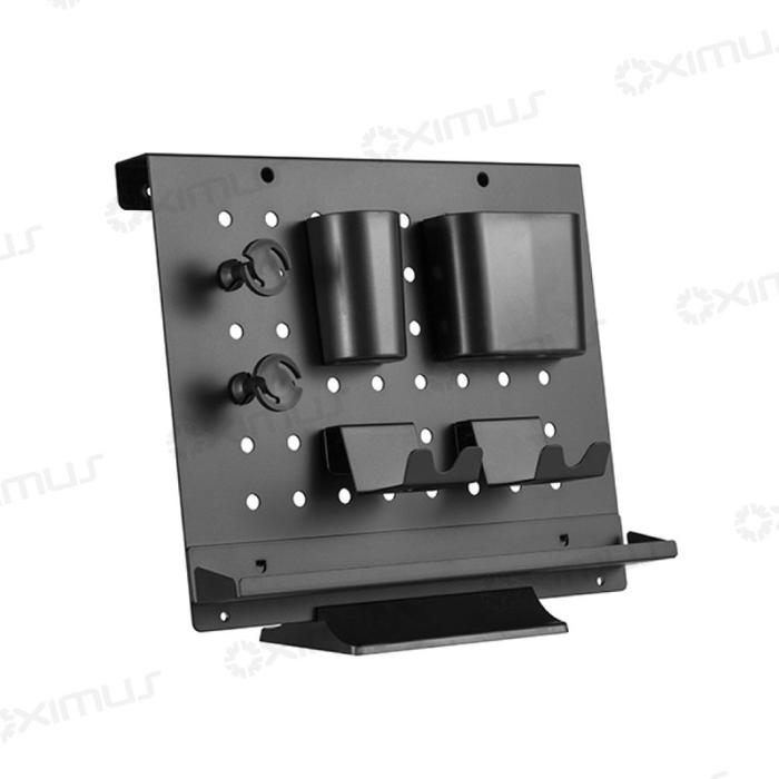 Gambar Pegboard Standing Meja DIY Organize Stationery Besi Kokoh OXIMUS EV60 Metal Desk - EV60B dari Oxihom undefined Tokopedia