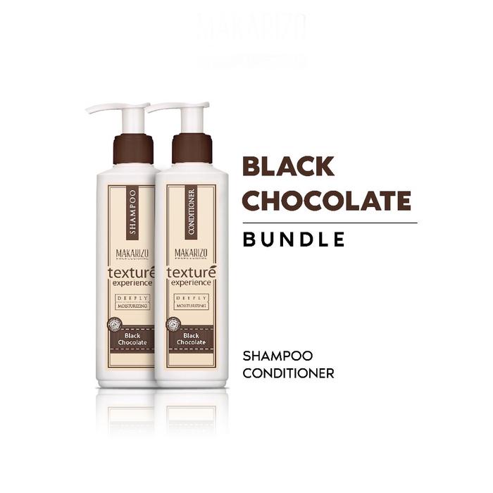 Gambar MAKARIZO PAKET SHAMPOO CONDITIONER TEXTURE EXPERIENCE 2X200ML Anti Ketombe Perlindungan Warna - PAKET SMP BLACK CHOCOLATE dari MAGICHAIRBEAUTY undefined 2 Tokopedia