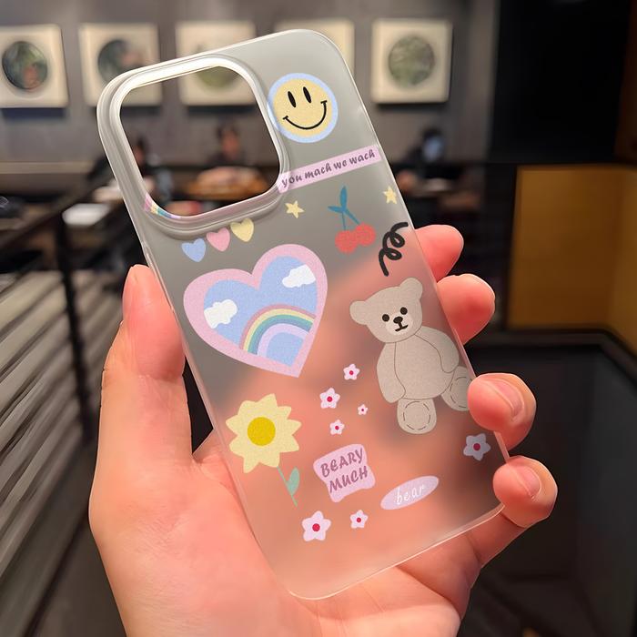 Gambar Binatang Lucu Casing HP Transparan Buram Untuk iPhone 11 14 Pro 13 Pro Max 15 Plus 12 14 15 Pro Max Soft Case Hp Anti Jatuh Yang Simpel - O154, 12 Pro Max dari FARAS ADHELITA undefined Tokopedia