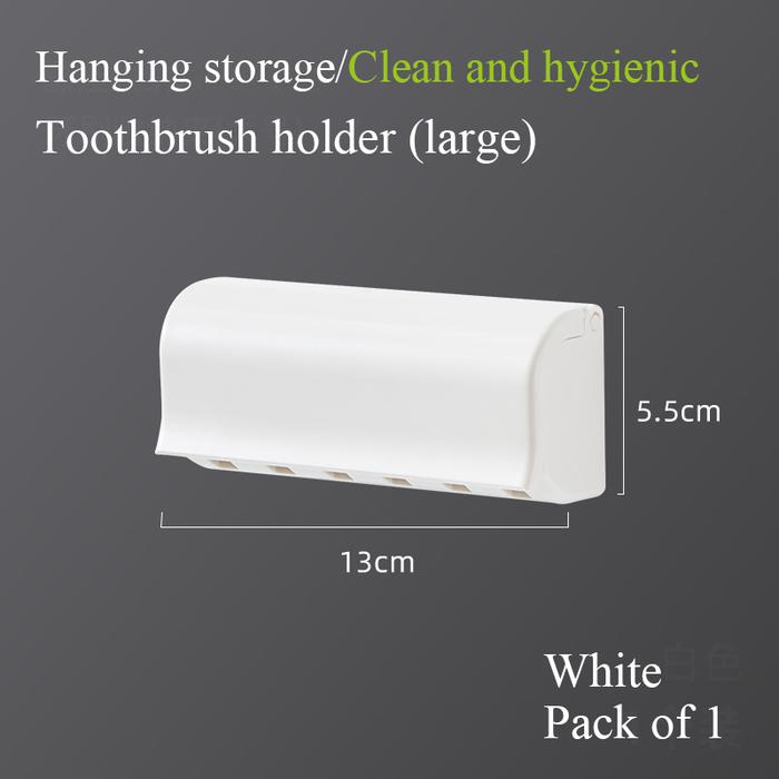 Gambar Rak Tempat Sikat Gigi Dinding Gaya Jepang Minimalis Toothbrush Holder，Tempel Tanpa Bor, Organizer Kamar Mandi Hemat Ruang cutenery - Toothbrush-rack-A dari Cutenery undefined Tokopedia