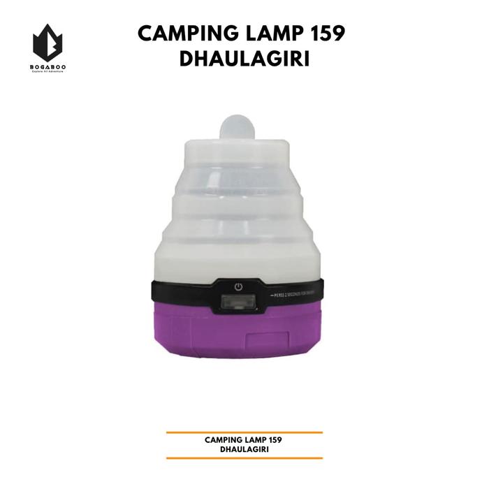 Gambar BISA COD Lampu Camping Dhaulagiri CL-159 - Dhaulagiri Camping Light Tent - Lampu Tenda Silicone - UNGU dari BOGABOO INDONESIA undefined Tokopedia