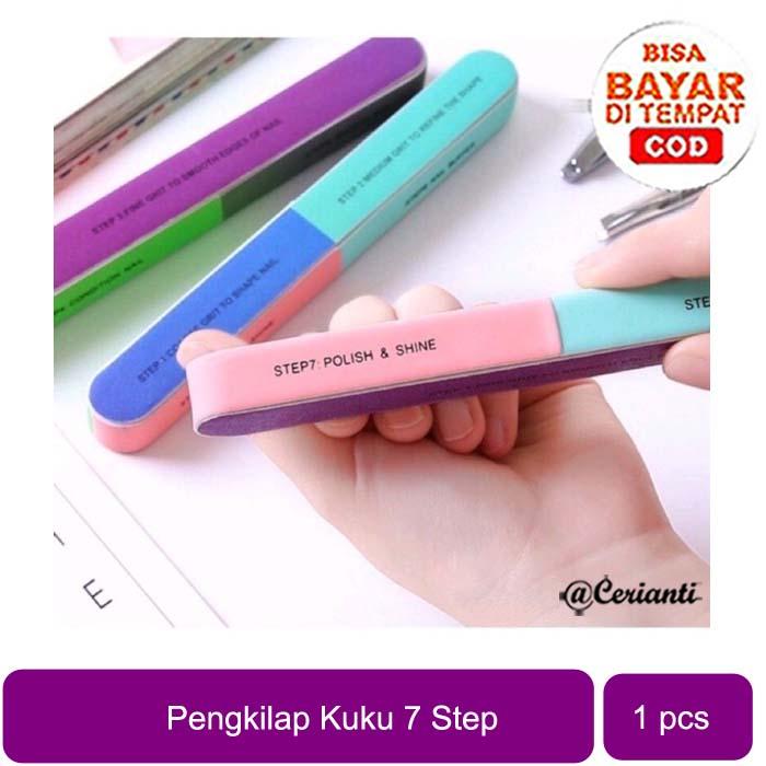Gambar [PENGHALUS | PENGKILAT KUKU] Amplas Penghalus Kuku Kikir Kuku Nail Art Manicure Pedicure Perawatan Pengkilap Kuku 7 Steps_Cerianti dari Cerianti undefined Tokopedia