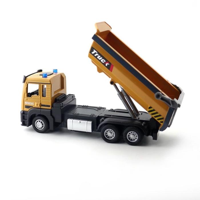 Gambar TWH MAINAN DIECAST MOBIL TAMBANG DUMP TRUCK PENGANGKUT BATU BARA / PASIR  DENGAN SUARA DAN LAMPU dari Toys Warehouse TWH undefined Tokopedia