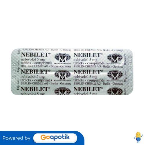 Gambar NEBILET 5 MG STRIP ISI 14 TABLET dari Apotek Kosambi By GoApotik undefined Tokopedia