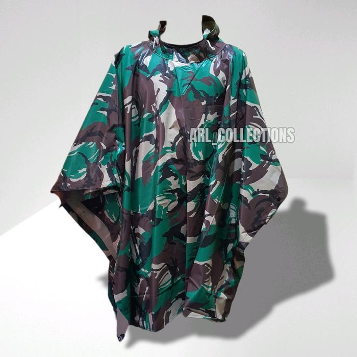 Gambar jas hujan loreng malpinas model ponco mantel army multifungsi sauna taslan Tahan air Sepeda Motor Raincoat Pria - loreng malpinas dari arl collections undefined Tokopedia