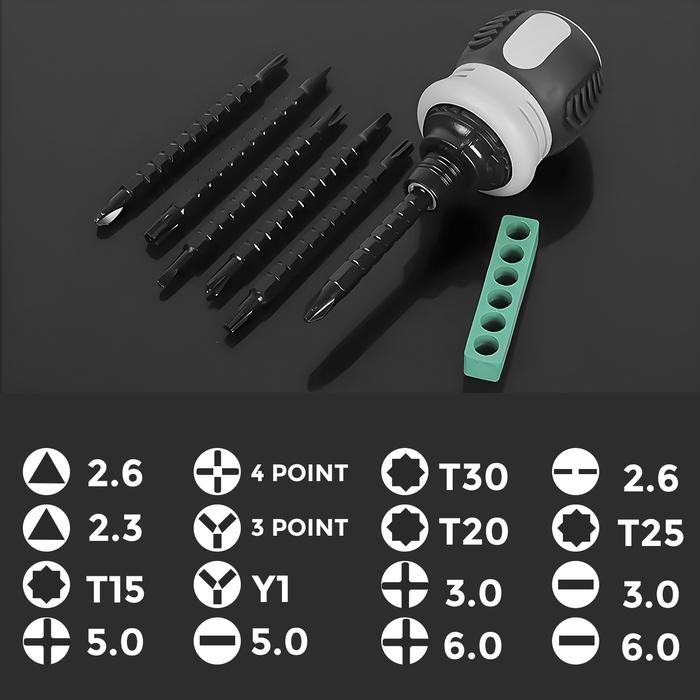 Jual ALLEFIX Set Obeng Mini Rachet Bolak-Balik Multifungsi - 6597 ...