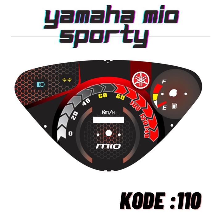 Gambar Panel speedometer Yamaha mio sporty Baut Motor Motorcycle - Kode 110 dari Berkah speedometer undefined Tokopedia
