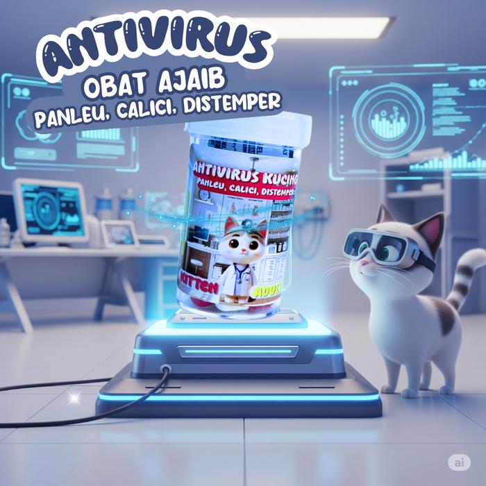 Gambar OBAT ANTIVIRUS PANLEU, CALICI, DISTEMPER, FIP OBAT VIRUS KUCING CALICI PANLEUKOPENIA DISTEMPER FIP PALING AMPUH ANTIVIRUS CAT | KAPSUL AJAIB MONMONOKO - Kitten 7 Kapsul dari Maharani Pet Savior undefined Tokopedia