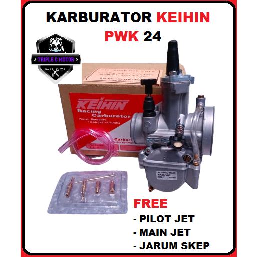 Gambar KEIHIN KARBURATOR PWK 24 26 28 30 32 34 KARBU RACING PART - PWK 24 dari TRIPLE C MOTOR undefined Tokopedia