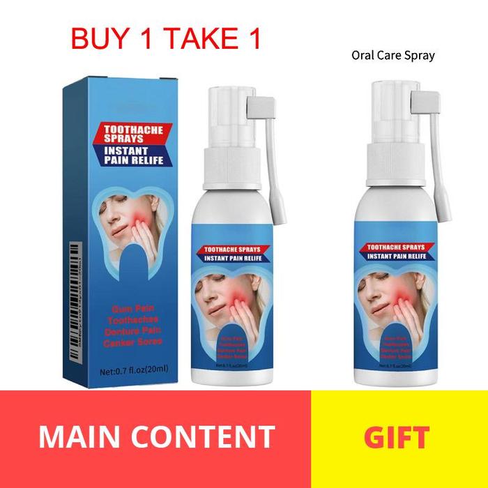 Gambar [BUY 1 TAKE 1] 20ml Portable Natural Plant Toothache Spray Instant Relieve Pain Soothe Tooth Discomfort Oral Care Spray Improve Gum Swelling And Oral Ulcers Gentle Oral Soothing Care Spray Effective Antibacterial Oral Teeth Care Spray - 2Pcs dari IBNU SAKDAN HASYIMI23423 undefined Tokopedia