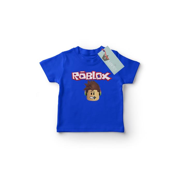 Gambar kaos roblox anak junior cotton combed 30s - biru, XL dari anpkids undefined Tokopedia
