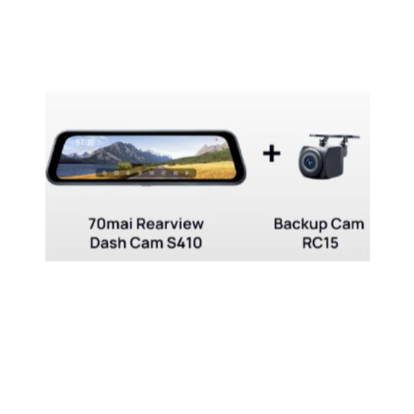 Gambar 70mai S410 Dash Cam 2.5K Car DVR Wifi Mobil Kamera Spion Starvis Dashcam CCTV Outdoor - DEPAN BELAKANG, UNIT LENGKAP dari JAZE ID undefined Tokopedia