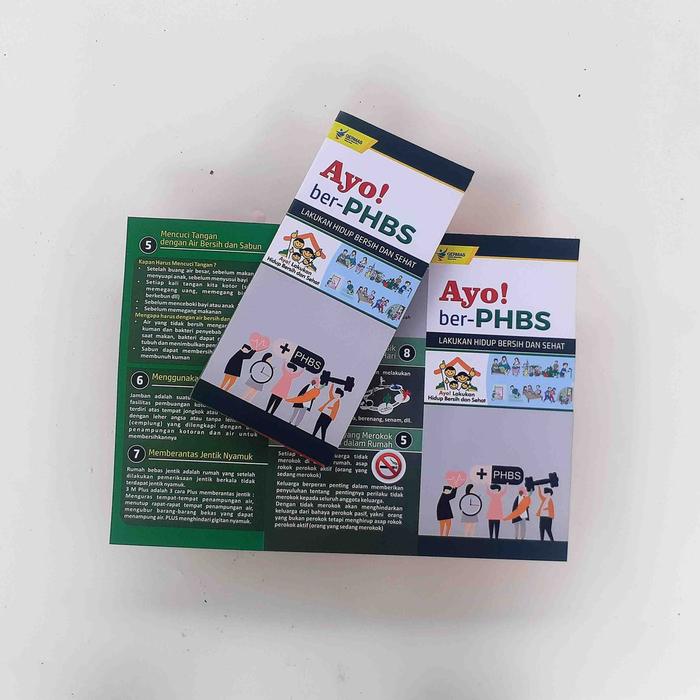 Gambar Leaflet / Brosur PHBS Rumah Tangga Brosur Kesehatan, Leaflet Promosi Kesehatan, Leaflet Promkes Paper - Isi 25 dari Sahabat Sejasa undefined Tokopedia