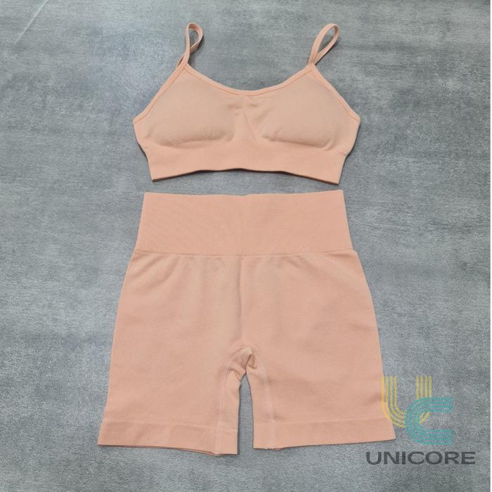 Gambar UC | NANCY setelan bra short olahraga yoga gym fitness - Green, M dari UC.Unicore undefined 5 Tokopedia