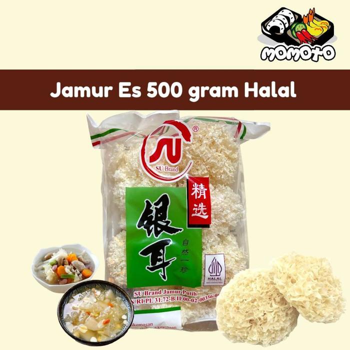 Gambar Jamur Es 500 gram Halal SU Brand Jamur Salju Bai Mu Er Sup Sop Seblak Peach Gum Dessert Salad Thailand - PAK Jamur Es 500gram dari Momoto Food Supplier undefined Tokopedia