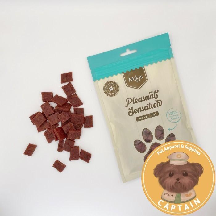 Gambar SNACK ANABUL ANJING KUCING MIKIS BEEF DICE CALCIUM DEHYDRATED TREATS FOR DOG dari CaptainPetId undefined Tokopedia